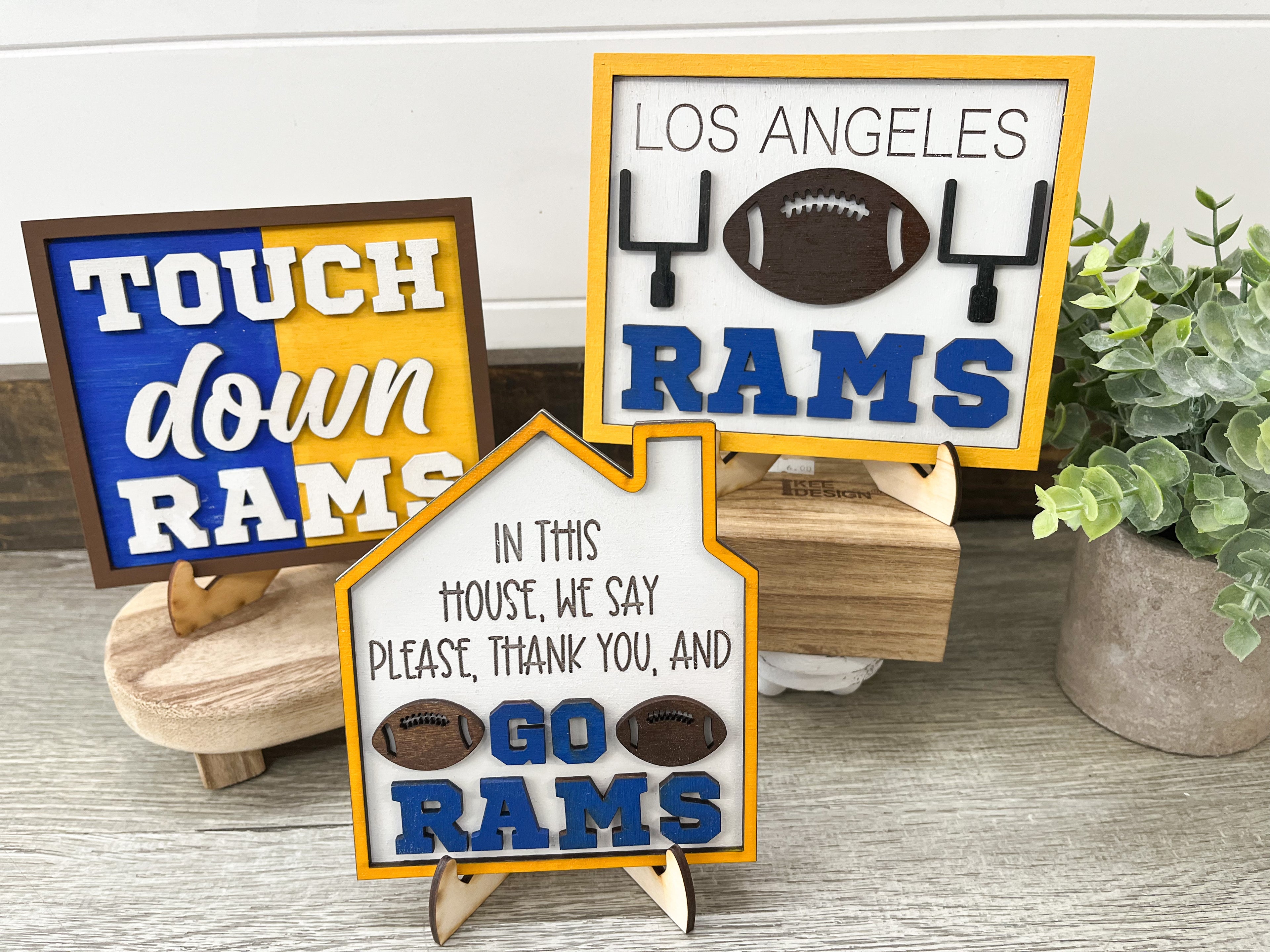 Los Angeles Rams Mini Signs