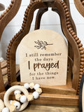 I Still Remember The Days Sign